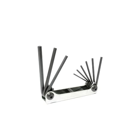 Urrea Metal case folding SAE from 5/64 in to 1/4 in hex keys 4993